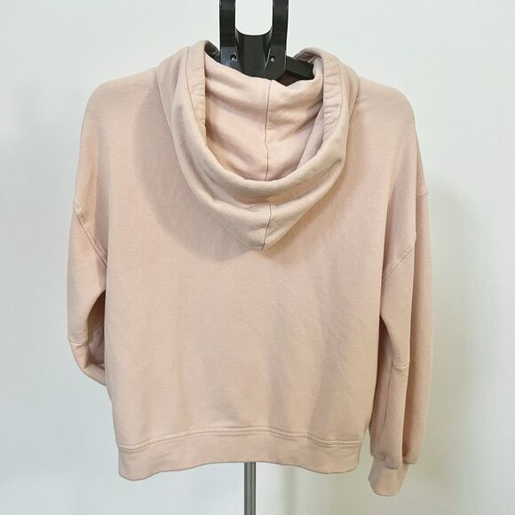 UGG Women’s Abbi Half Moon Zip Hoodie Jacket Peach Pink Size Small Very GUC Hood - Picture 10 of 10